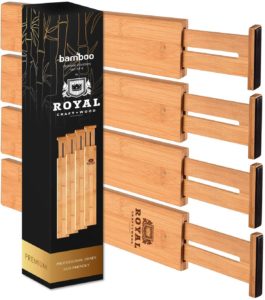 Expandable Bamboo Drawer Dividers