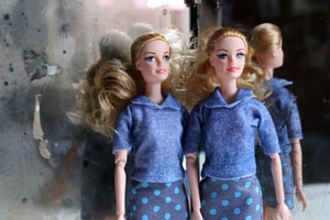 always organized Barbie dolls