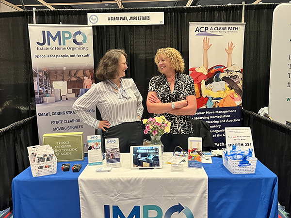 Joan McCreary of JMPO and Regina Lark of A Clear Path at the 2022 PFAC Conference, May 4-7.