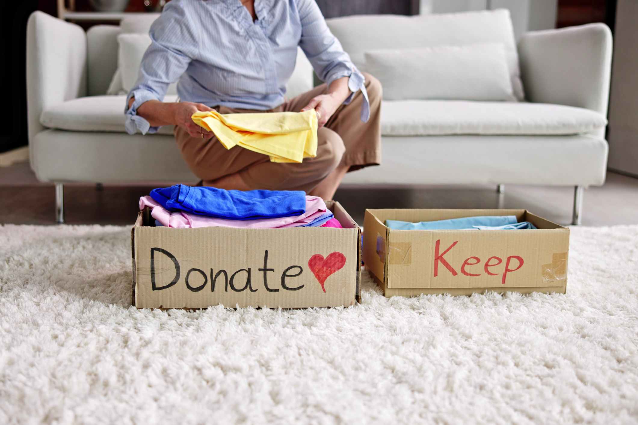 decluttering clothing tips