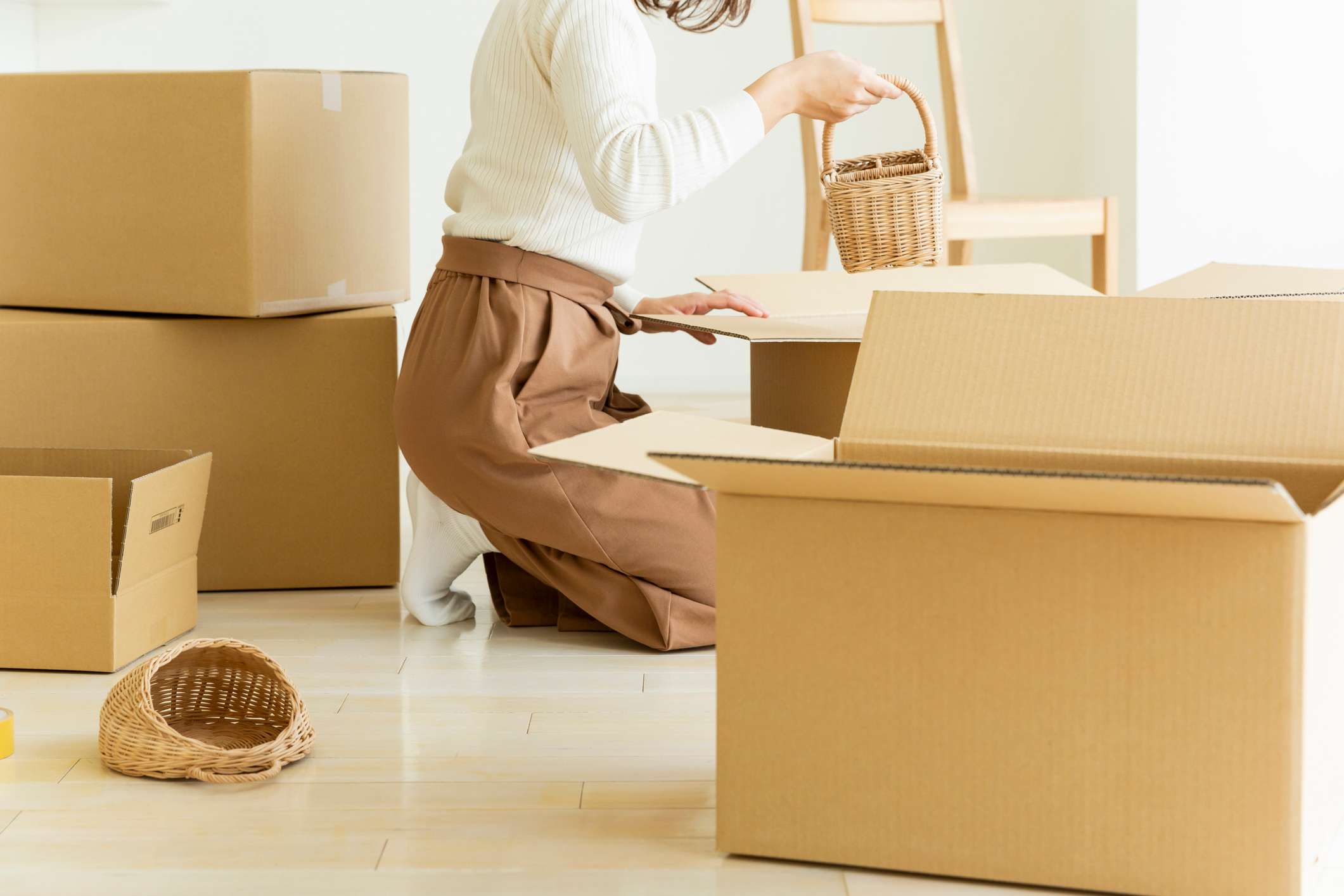 independent senior decluttering